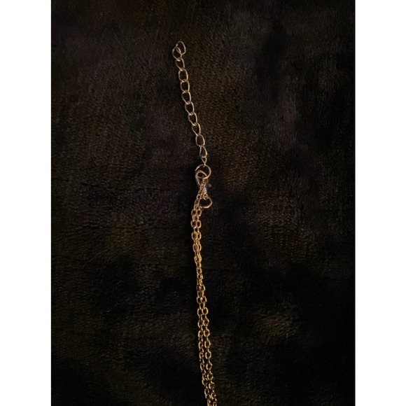 Unicorn studded with pink and green jewels necklace - Picture 4 of 5